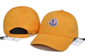 Moncler Signature Felt Logo Patch Baseball Cap | Designer Unisex Cotton Sun Hat