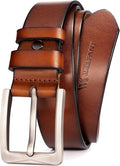 Premium Customizable 1.5-Inch Full-Grain Leather Men's Belt
