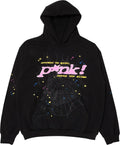 Black Sp5der hoodie featuring "Nevermind The Spider, Here's The Slime" design, authentic Young Thug streetwear pullover by THE EA STORE