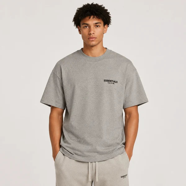 Essentials Tee – Dark Oatmeal| BLEEDESSENTIALS