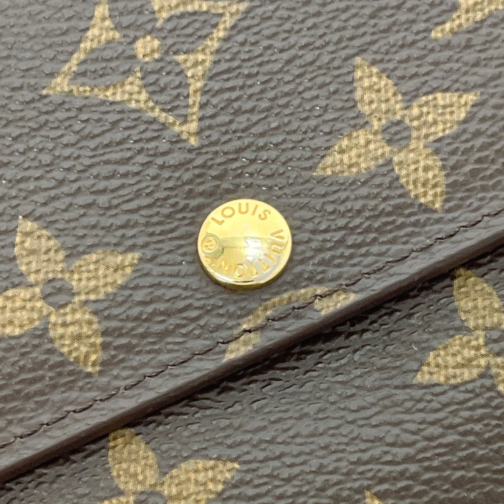 Authentic Louis Vuitton Monogram Canvas Long Wallet | Designer Flap Wallet Set