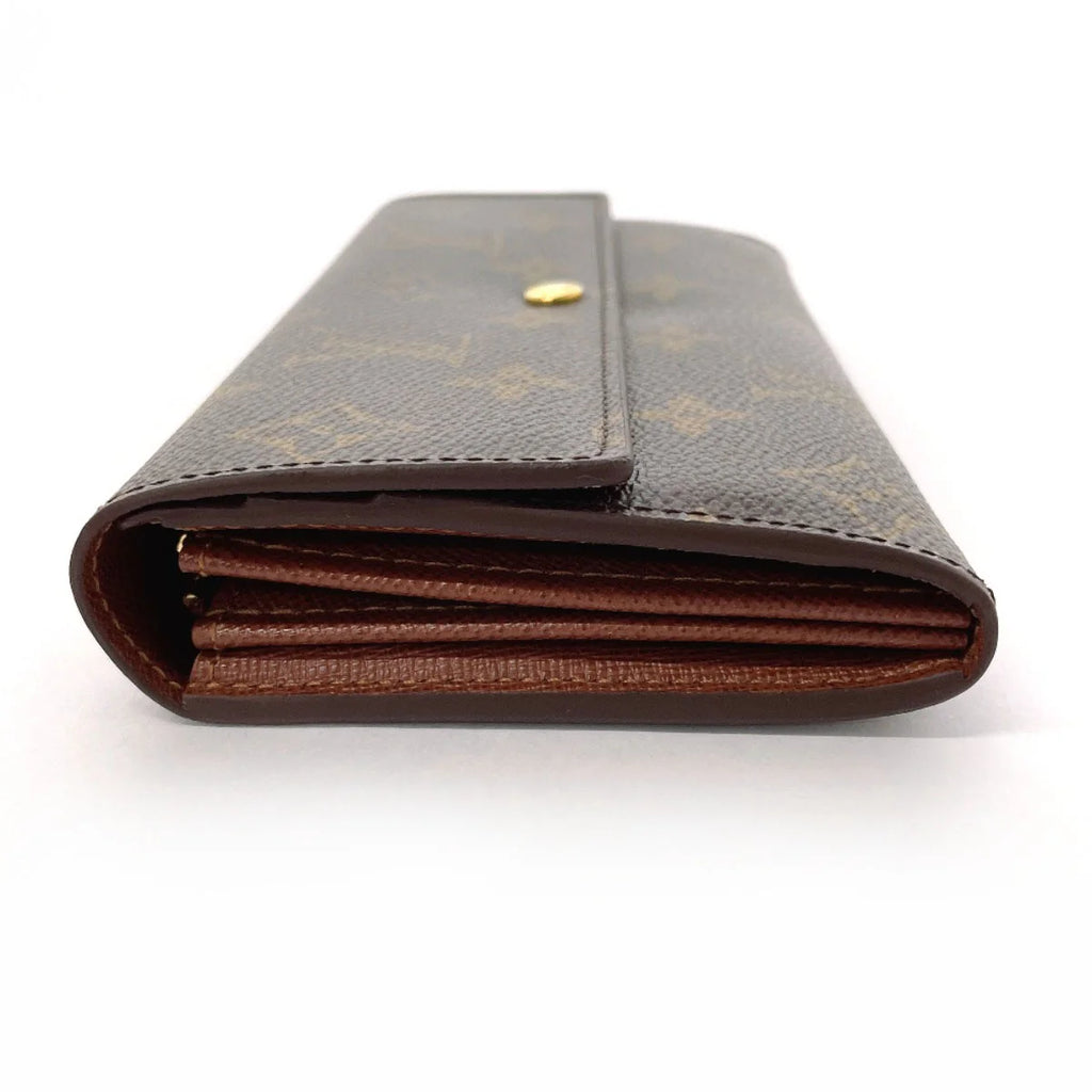 Authentic Louis Vuitton Monogram Canvas Long Wallet | Designer Flap Wallet Set