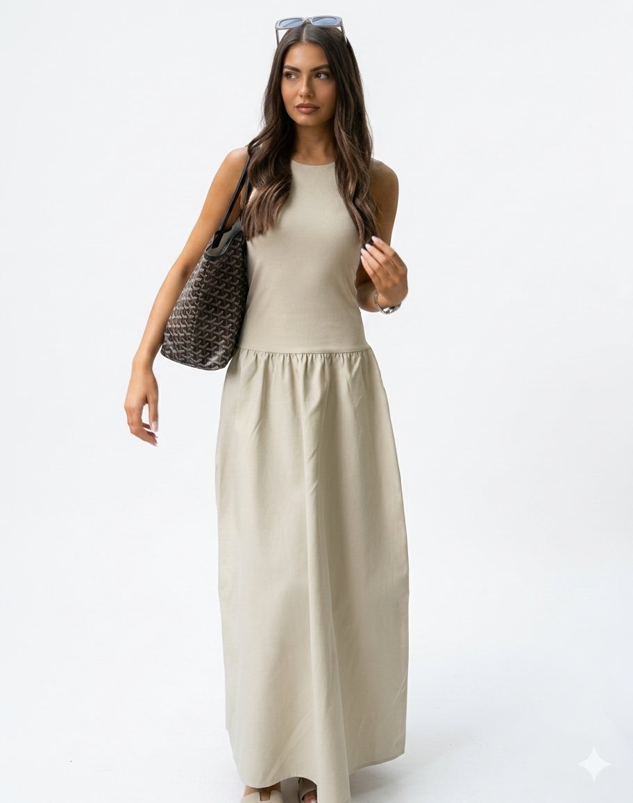 Women’s Elegant Sleeveless Maxi Dress – Casual Party Y2K Long Dress for Spring 2026