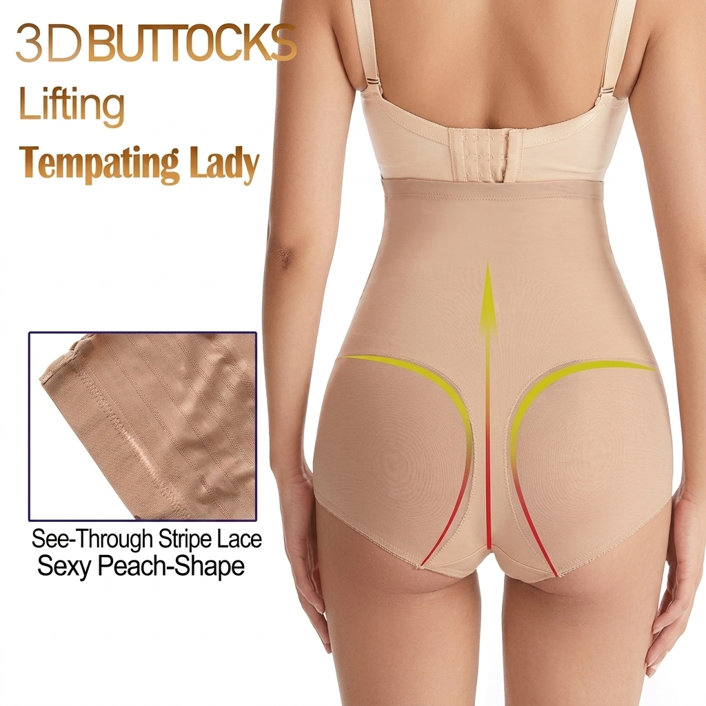 Women’s Slimming Shapewear Panty – High Waist Tummy Control Seamless Body Shaper