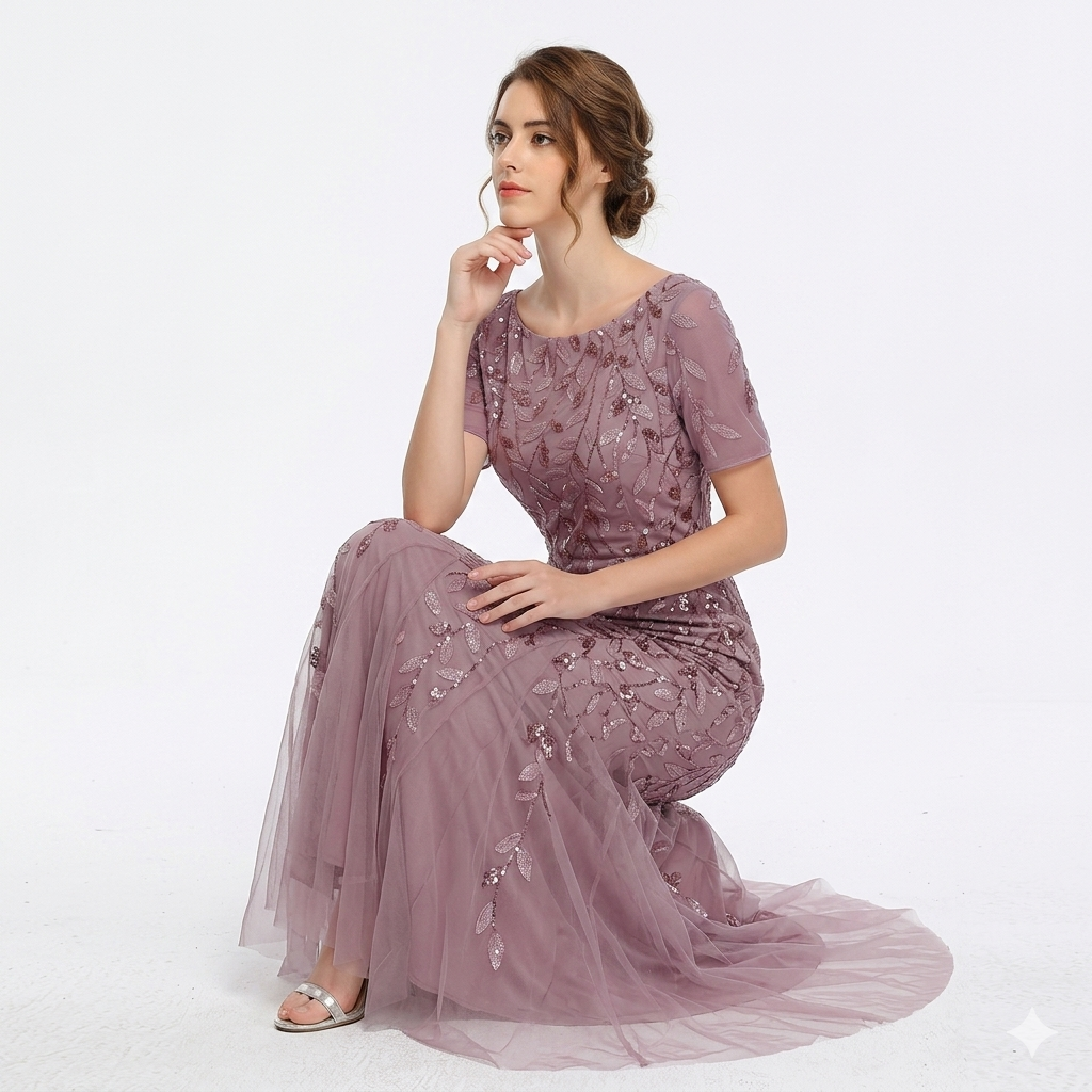 Slim Fit Long Dress for Women S Banquet Host Evening