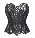 Women’s Lace Corset Shapewear – Fishbone Tummy Control Sleeveless Body Shaper Top