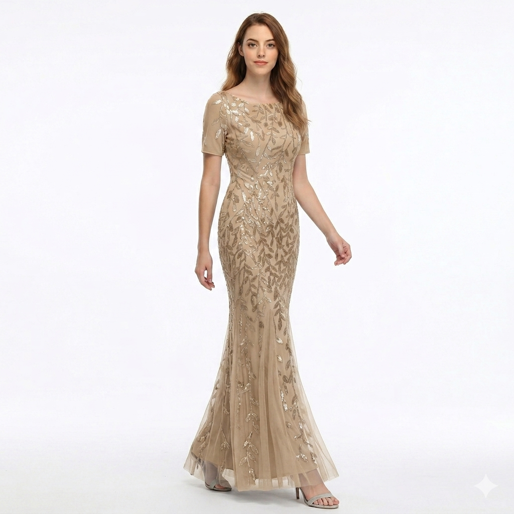 Slim Fit Long Dress for Women S Banquet Host Evening