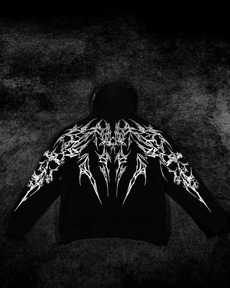 Graphic Cotton Hoodie