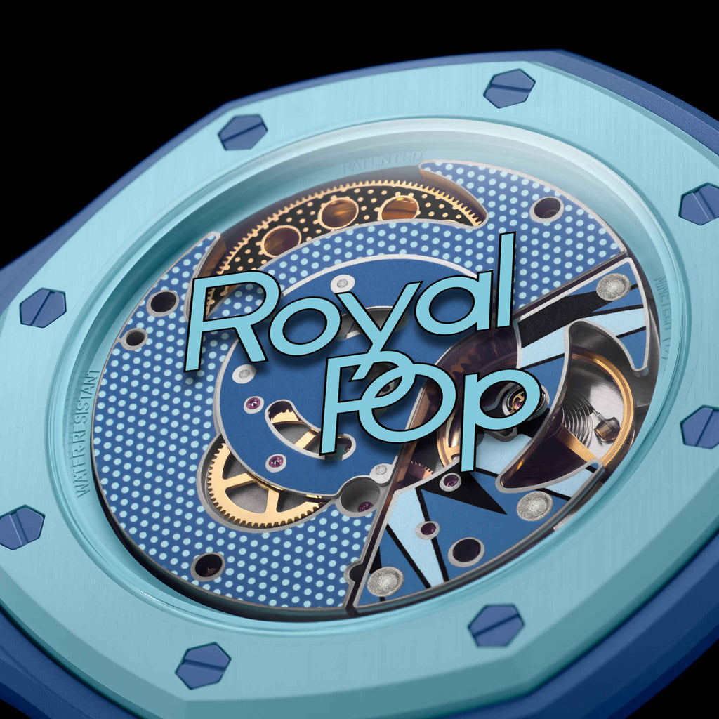Swatch x Audemars Piguet Royal Pop Blue SSX03L100N Pocket Watch