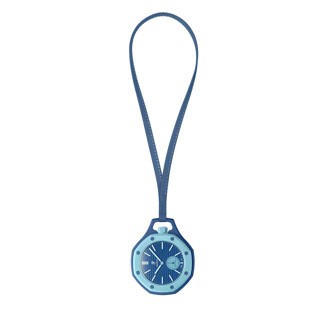 Swatch x Audemars Piguet Royal Pop Blue SSX03L100N Pocket Watch