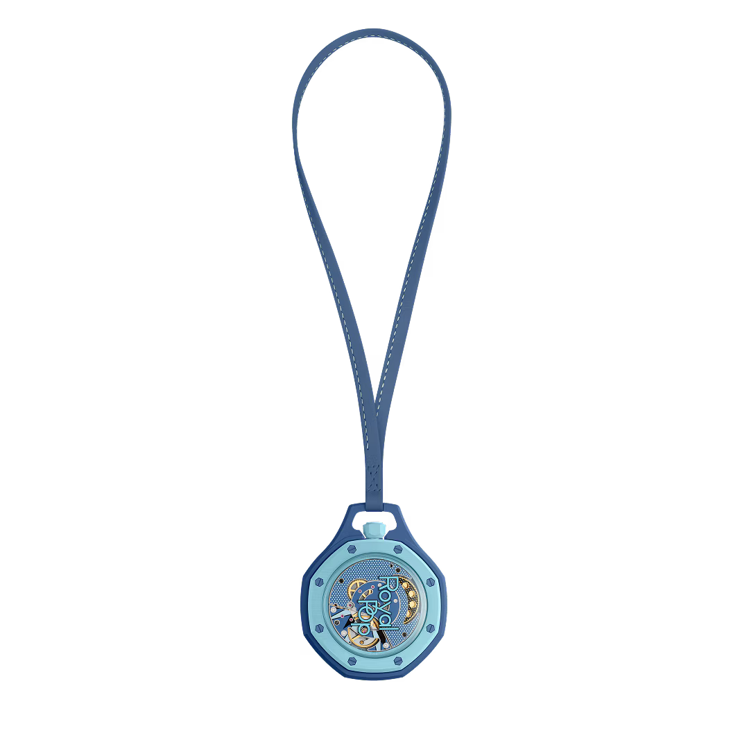 Swatch x Audemars Piguet Royal Pop Blue SSX03L100N Pocket Watch
