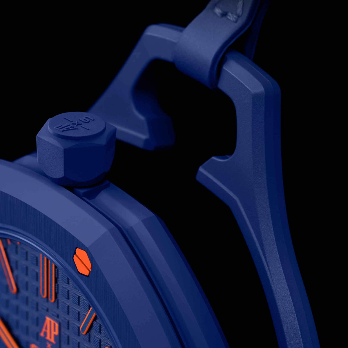 Swatch x Audemars Piguet Royal Pop Blue SSX03L103N Exhibition Caseback Pocket Watch