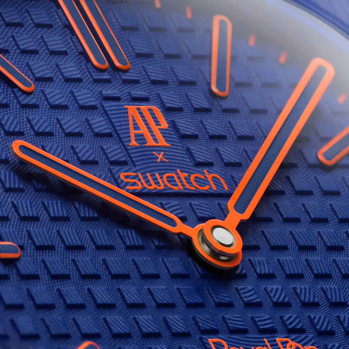Swatch x Audemars Piguet Royal Pop Blue SSX03L103N Exhibition Caseback Pocket Watch
