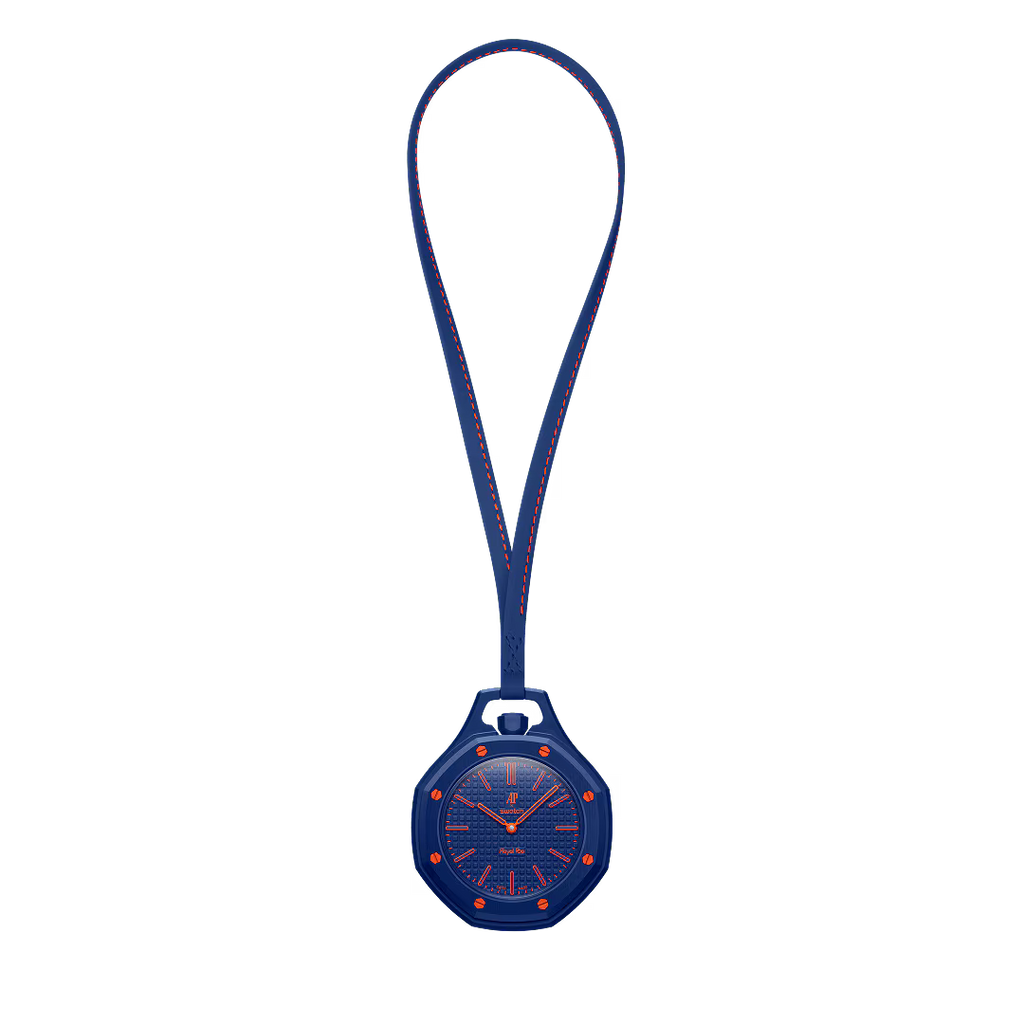 Swatch x Audemars Piguet Royal Pop Blue SSX03L103N Exhibition Caseback Pocket Watch