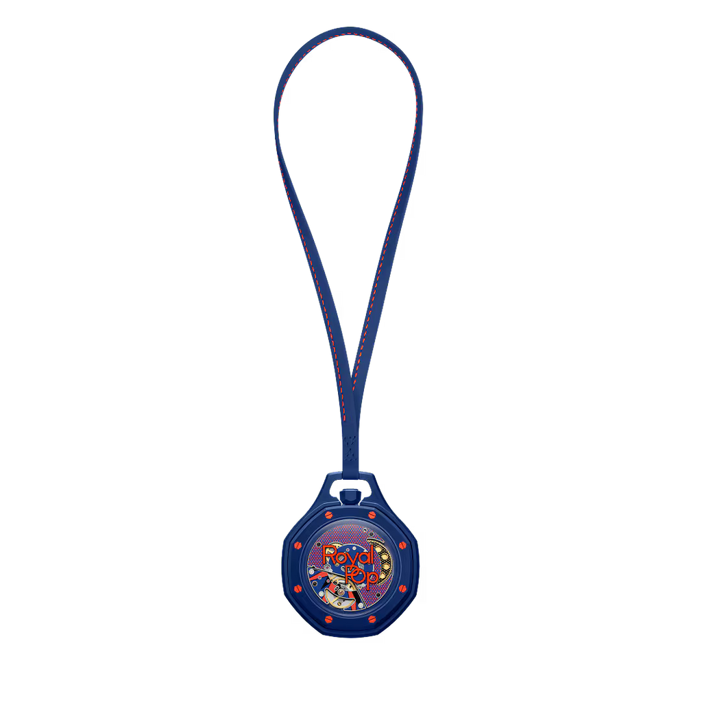 Swatch x Audemars Piguet Royal Pop Blue SSX03L103N Exhibition Caseback Pocket Watch