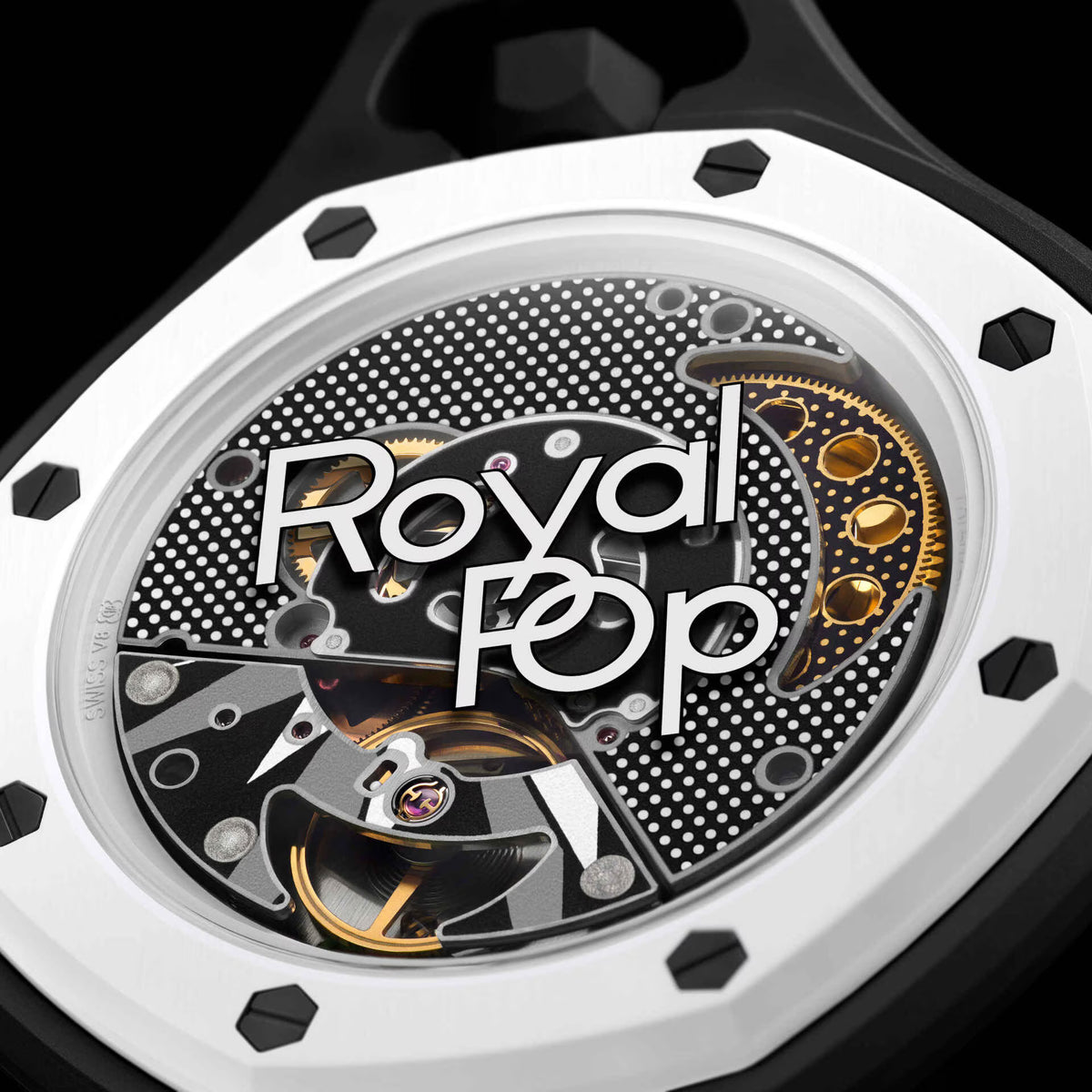 Swatch x Audemars Piguet Royal Pop Ocho Negro SSX03W101N Pocket Watch