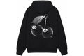 Stüssy Black 8-Ball Cherries Hooded Sweatshirt – Graphic Pullover with Front Logo
