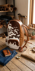 The Outlaw Cowhide Luxury Backpack – 100% Pure Leather