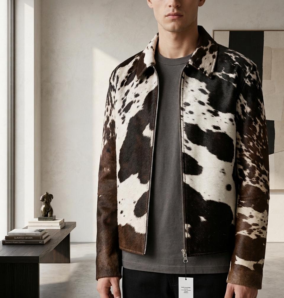 The Outlaw Cowhide Luxury Leather Jacket