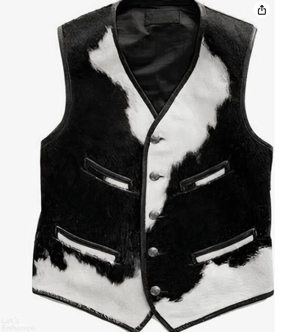The Frontier Cowhide Luxury Leather Vest