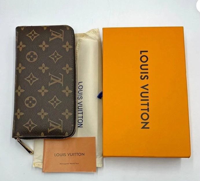 Louis Vuitton Monogram Zippy Wallet Set | Designer Zip-Around Long Wallet