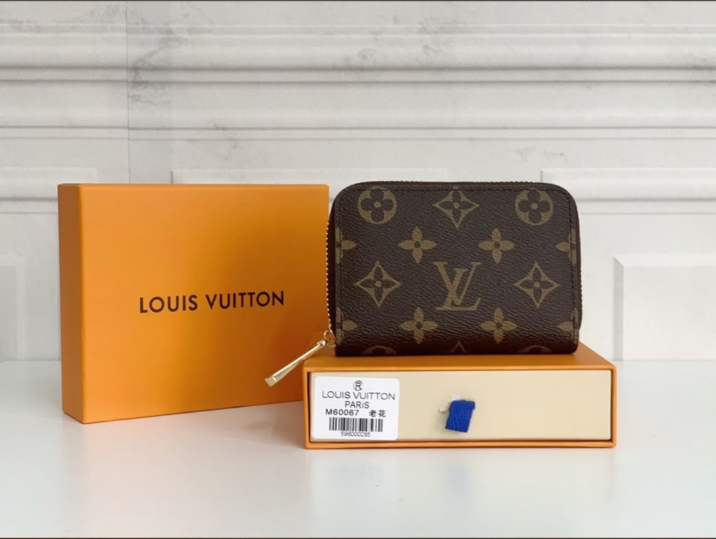 Louis Vuitton Monogram Zippy Coin Purse M60067 | Compact Designer Zip Wallet Set