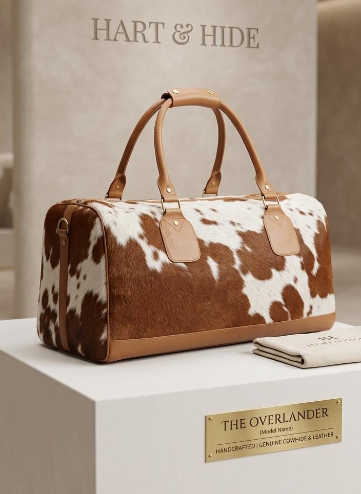 The Outbound Cowhide Luxury Duffle – 100% Pure Leather