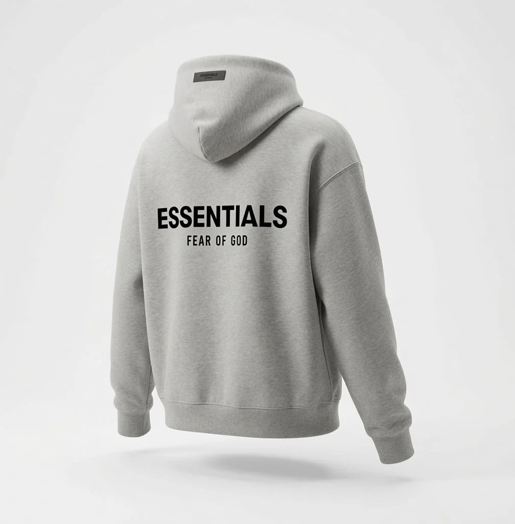 Essentials Hoodie Light Oatmeal | BLEEDESSENTIALS