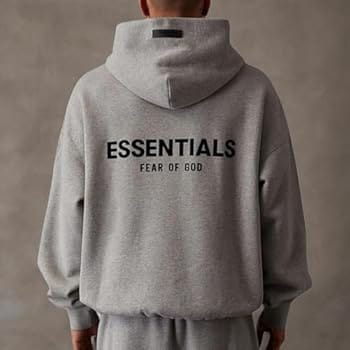 Essentials Hoodie Dark Oatmeal | BLEEDESSENTIALS