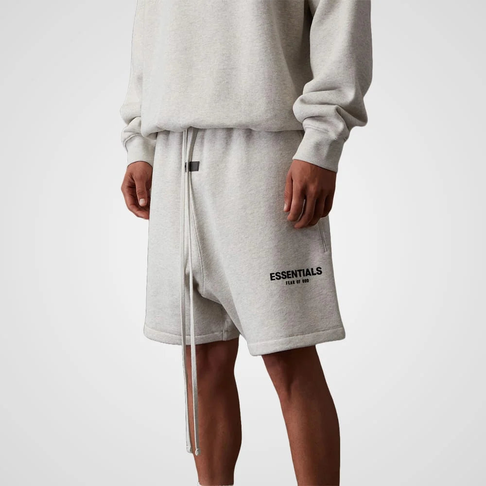 Essentials Sweat Shorts Light Oatmeal | BLEEDESSENTIALS