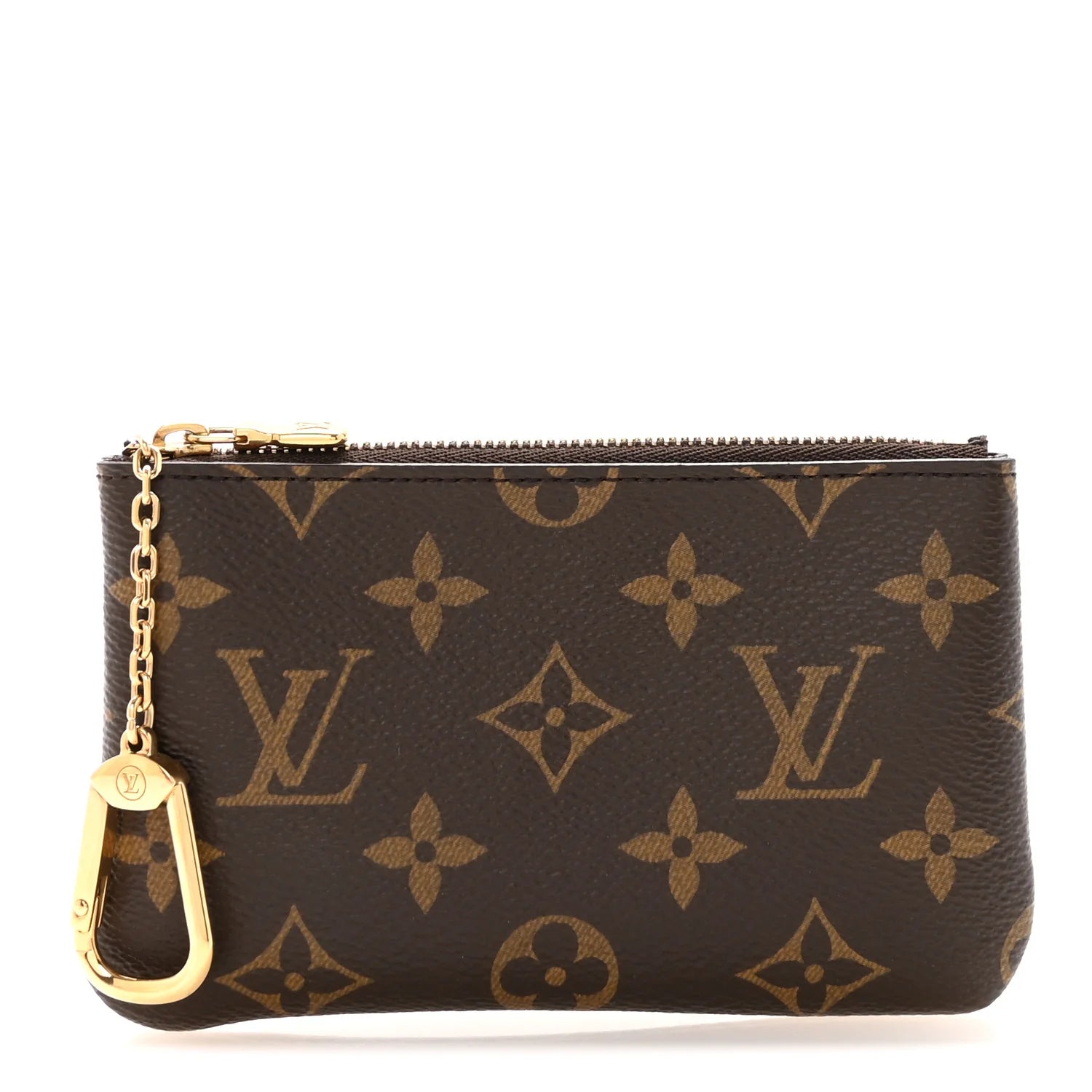 Louis Vuitton Monogram Key Pouch Cles | Designer Coin Purse & Key Chain Set