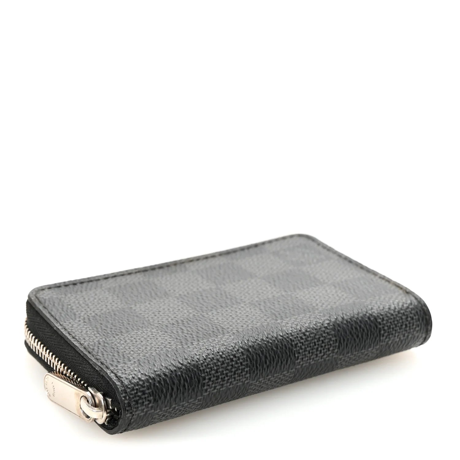 Louis Vuitton Damier Graphite Zippy Coin Purse N60067 | Men's Designer Compact Zip Wallet Set