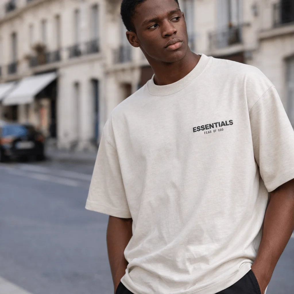 Essentials Tee – Light Oatmeal | BLEEDESSENTIALS