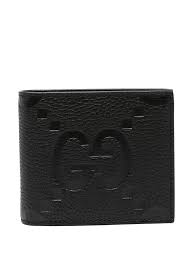 Gucci Jumbo GG Black Italian Leather Bi-Fold Wallet – New Authentic Premium Inspired Version