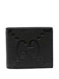Gucci Jumbo GG Black Italian Leather Bi-Fold Wallet – New Authentic Premium Inspired Version