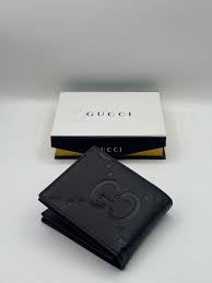 Gucci Jumbo GG Black Italian Leather Bi-Fold Wallet – New Authentic Premium Inspired Version