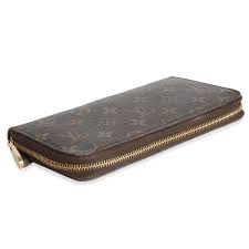 Louis Vuitton Long Zippy Wallet Monogram Leather Brown France Premium Inspired Version