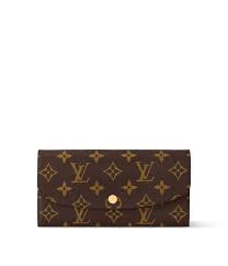 Louis Vuitton Portefeuille Sarah Monogram Canvas Long Wallet Brown Authentic Premium Inspired Version