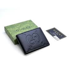 Gucci Jumbo GG Black Italian Leather Bi-Fold Wallet – New Authentic Premium Inspired Version