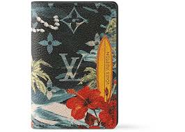 Louis Vuitton NEW Pocket Organizer Monogram Surfin’ Blue Bifold Wallet Premium Inspired Version