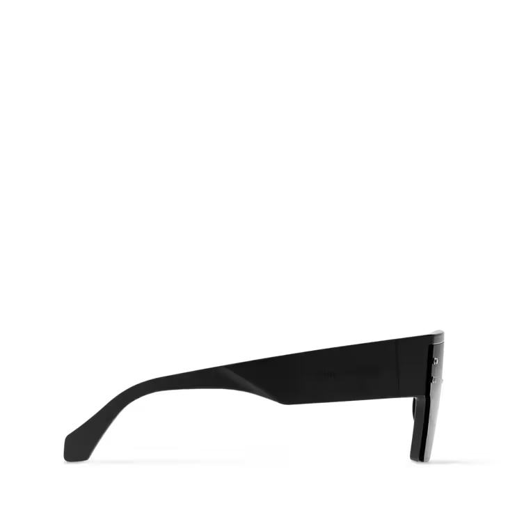 Louis Vuitton LV Waimea L Sunglasses – Black Frame with Monogram Pattern Tinted Lenses