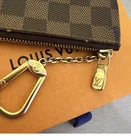 Louis Vuitton Damier Ebene Key Pouch Cles | Designer Coin & Key Purse Set