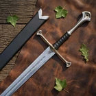 Handmade Custom King’s Aragorn Sword – 41.5" Stainless Steel Movie Inspired