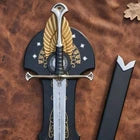 Handmade Custom King’s Aragorn Sword – 41.5" Stainless Steel Movie Inspired