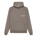 Fear of God Essentials hoodie in Desert Taupe, featuring a comfortable fit and soft fabric, displayed on a plain background.