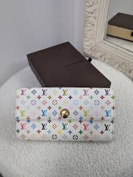 Auth Louis Vuitton Portefeuille Sarah NM Long Wallet Monogram Multicolore  Premium Inspired Version
