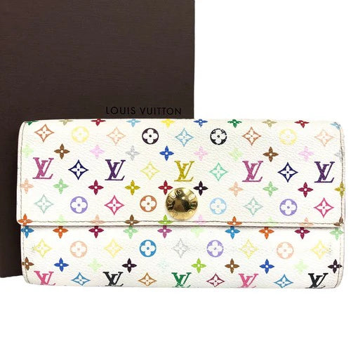 Auth Louis Vuitton Portefeuille Sarah NM Long Wallet Monogram Multicolore  Premium Inspired Version
